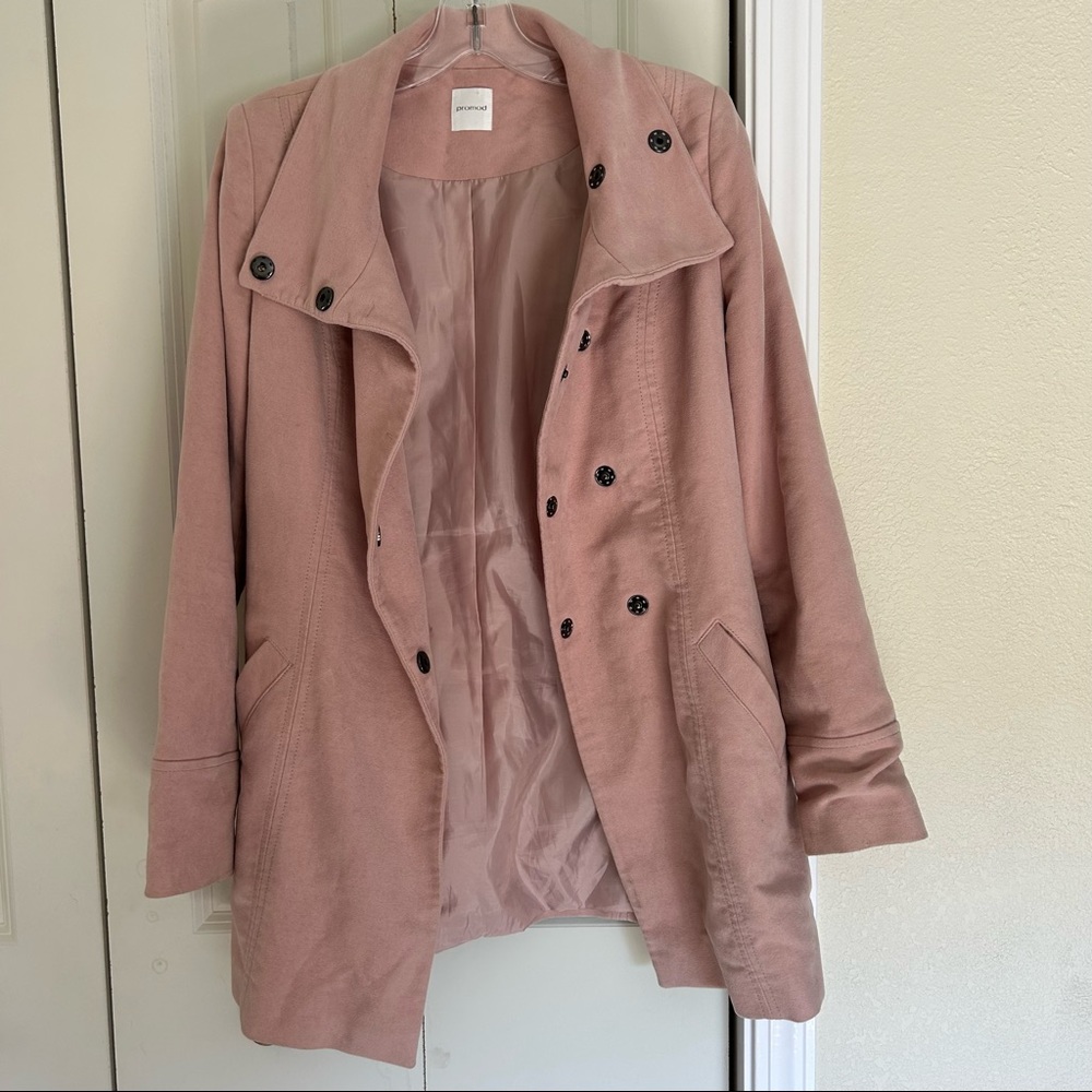 Pramod Pink/Blush Women’s Long Jacket Size 8